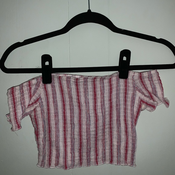 Tobi XS Striped crop top - Picture 1 of 5